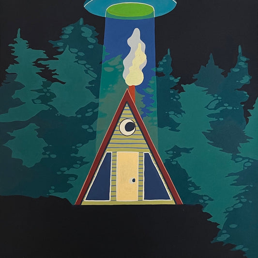 'They're Here' UFO Invasion Giclee Print Posters, Prints, & Visual Artwork from GemCadet