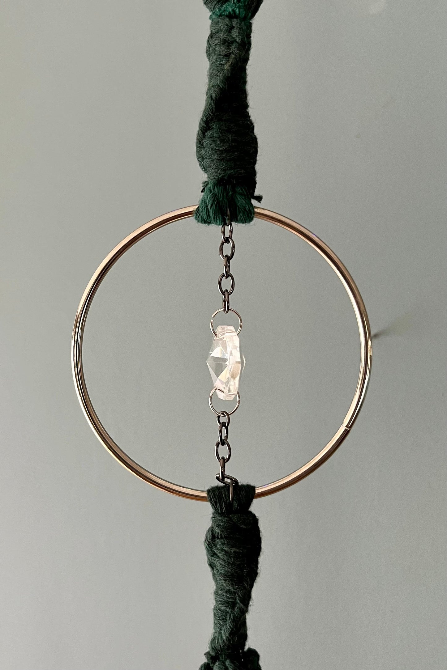 Apatite Crystal Hanger with Sun Catcher Decor from GemCadet