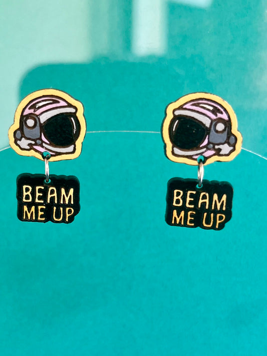 Beam Me Up! Stud Earrings