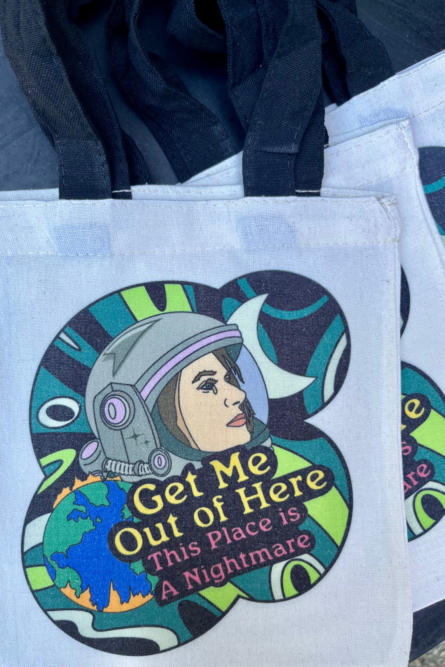 Get Me Out of Here / This Place is a Nightmare Mini Tote