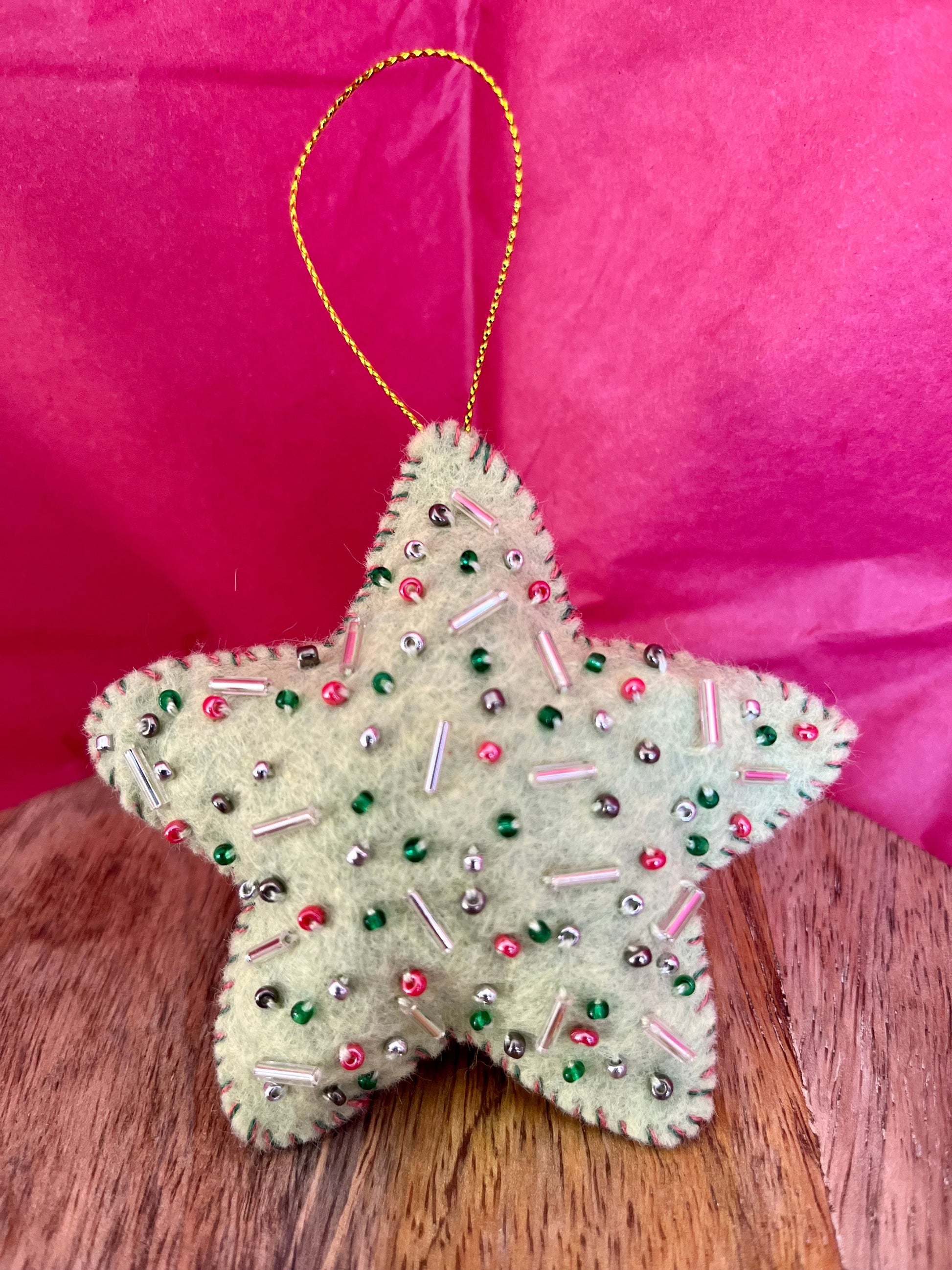 Embroidered Stars & Moon Ornaments ornaments from GemCadet