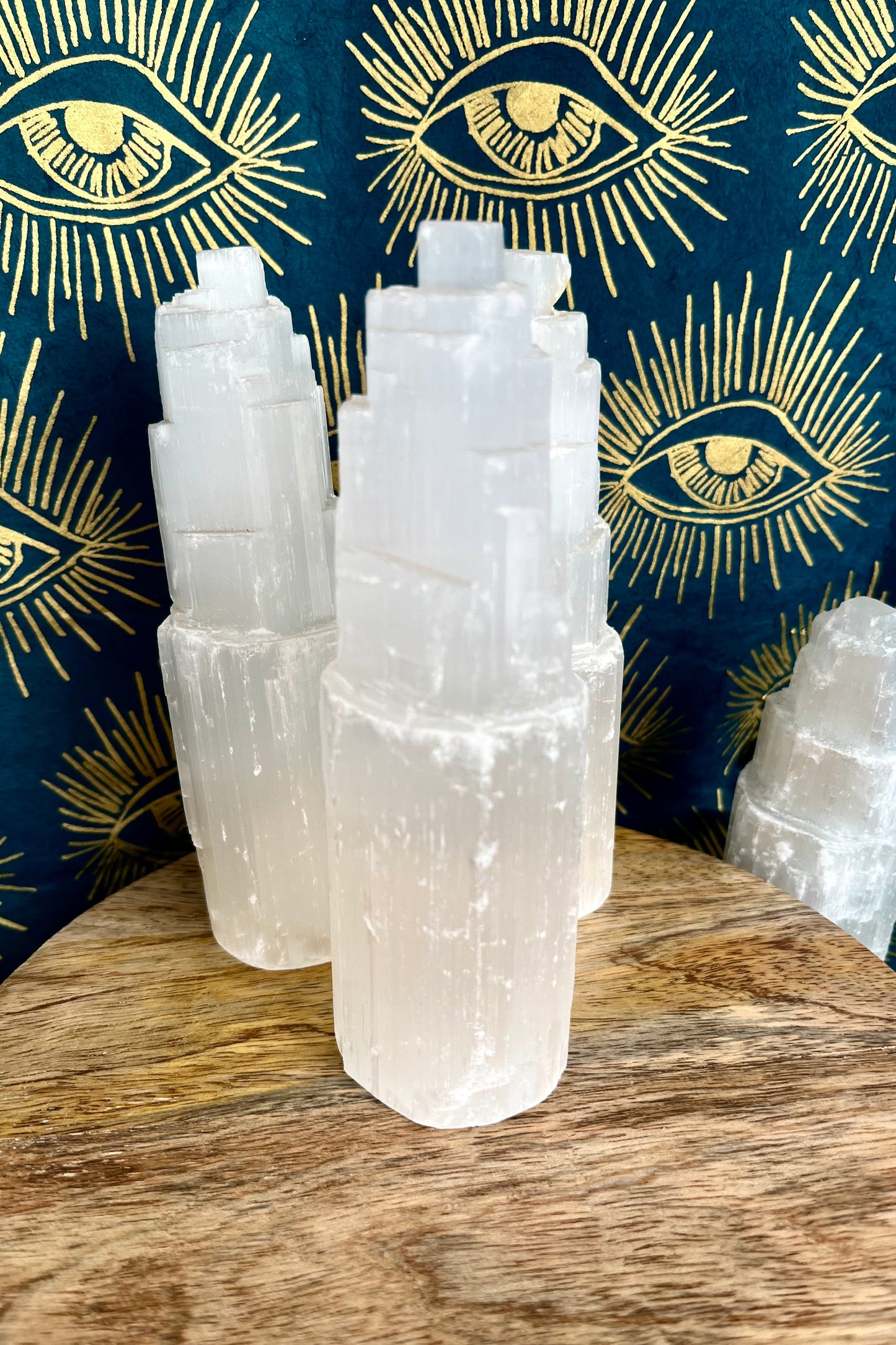 Selenite Towers Large crystals from GemCadet