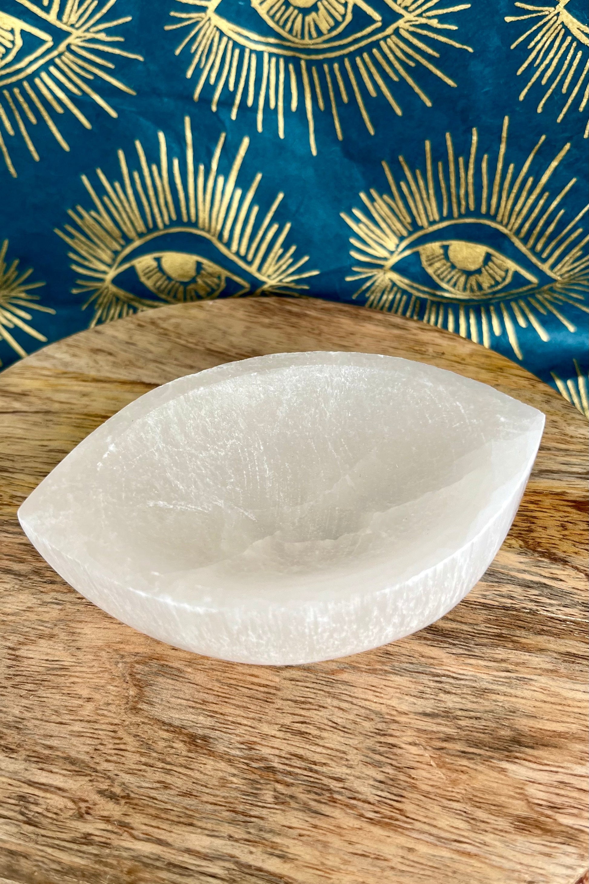 Selenite Bowl Oval crystals from GemCadet