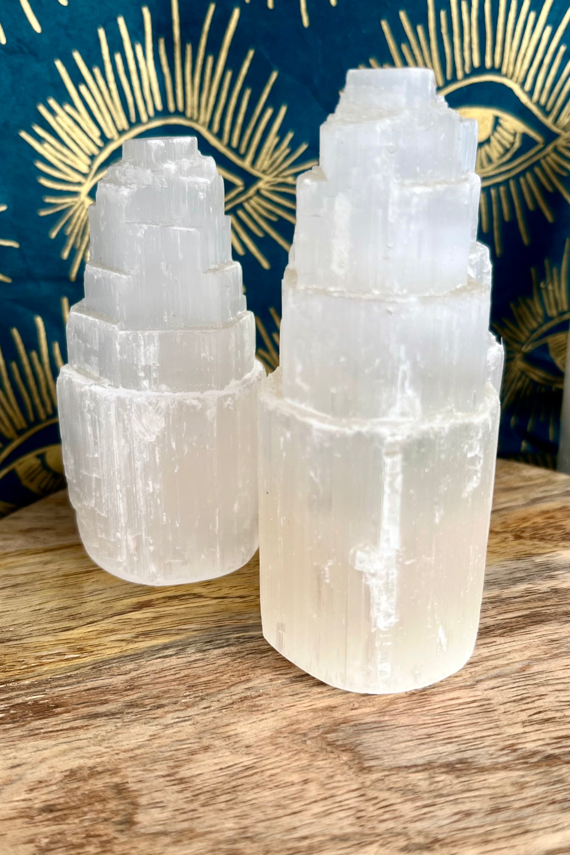 Selenite Towers Small crystals from GemCadet