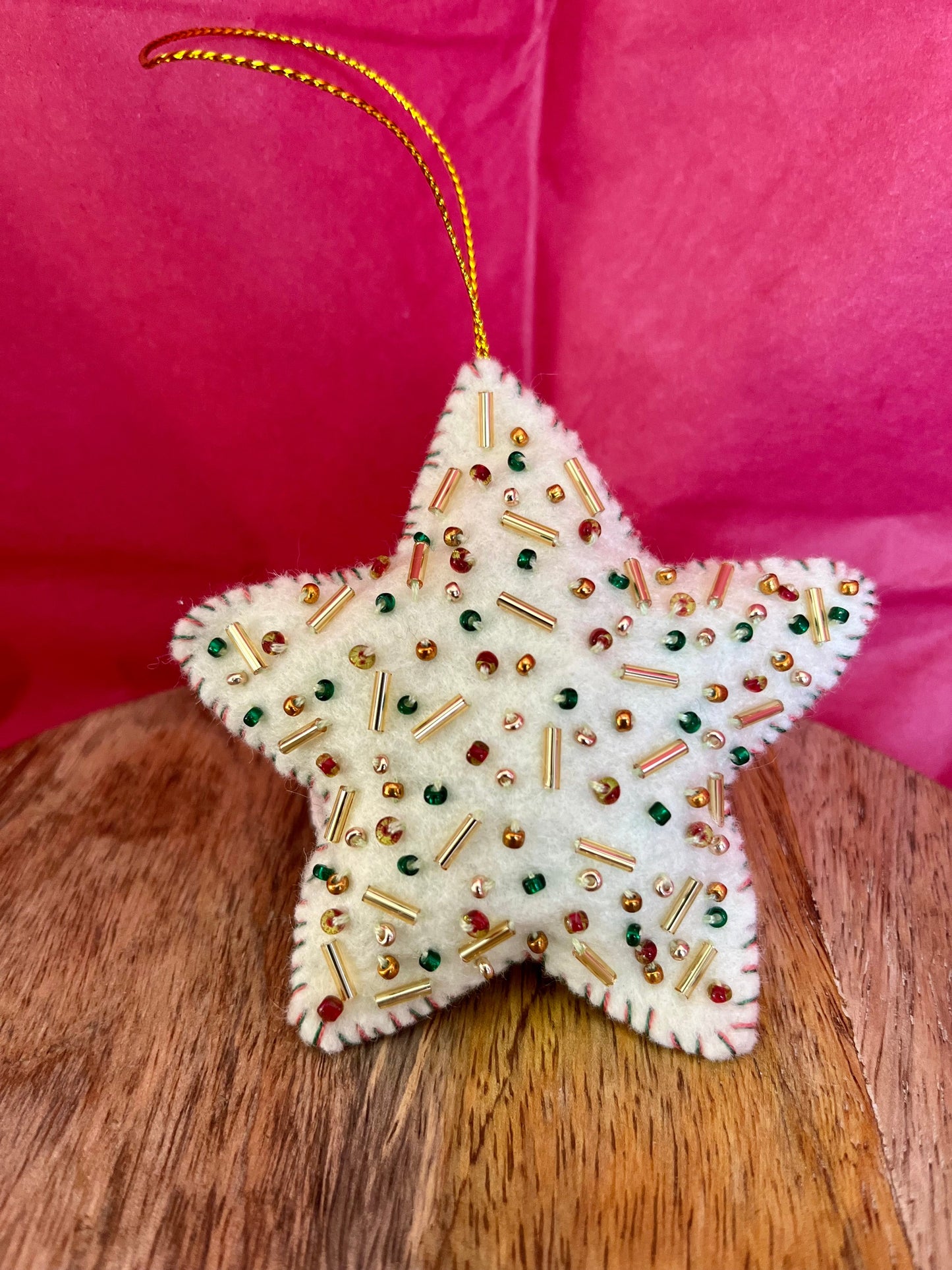 Embroidered Stars & Moon Ornaments ornaments from GemCadet