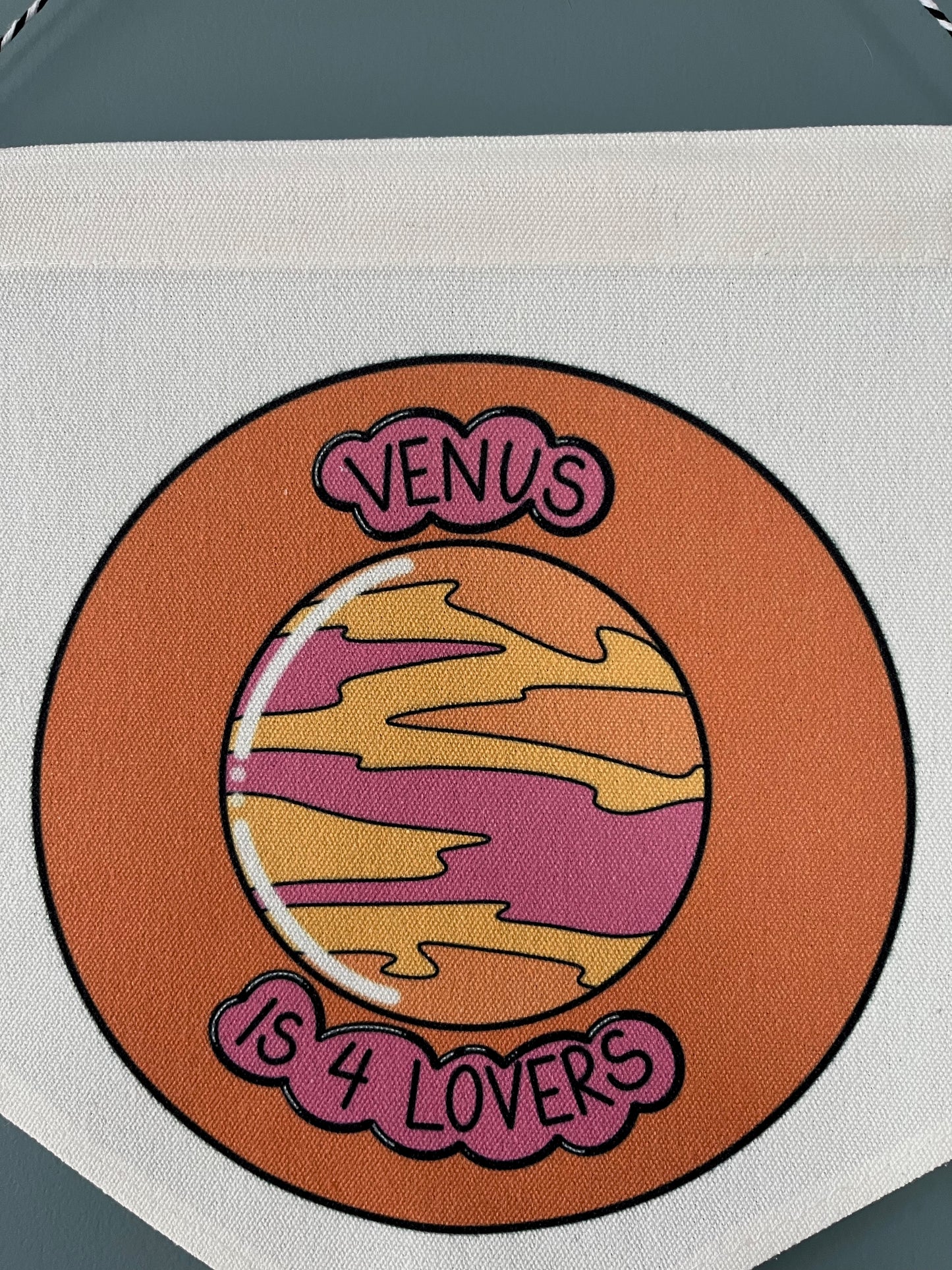 Canvas Banner - Venus is 4 Lovers: Get Your Love On, Baby! canvas banner from GemCadet