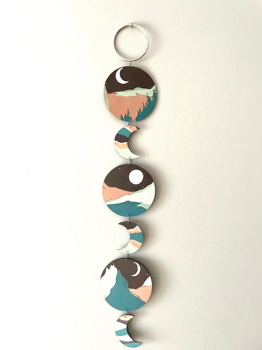 Wooden Moon Wall Hanging  from GemCadet